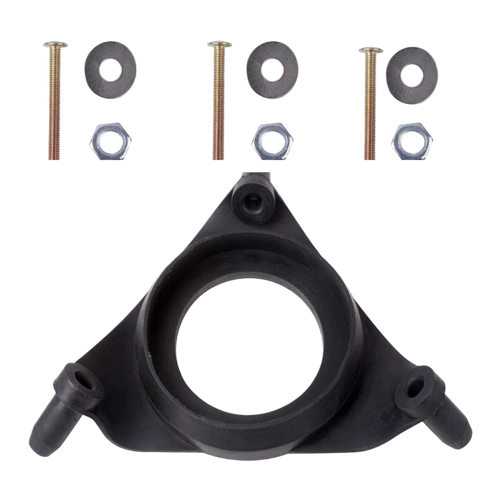 Kaeltsyn Multicolor Leakproof Triangles Gaskets Set For Quick Toilet Bolt Assembly Heavy Type Triangles Rubber Washer