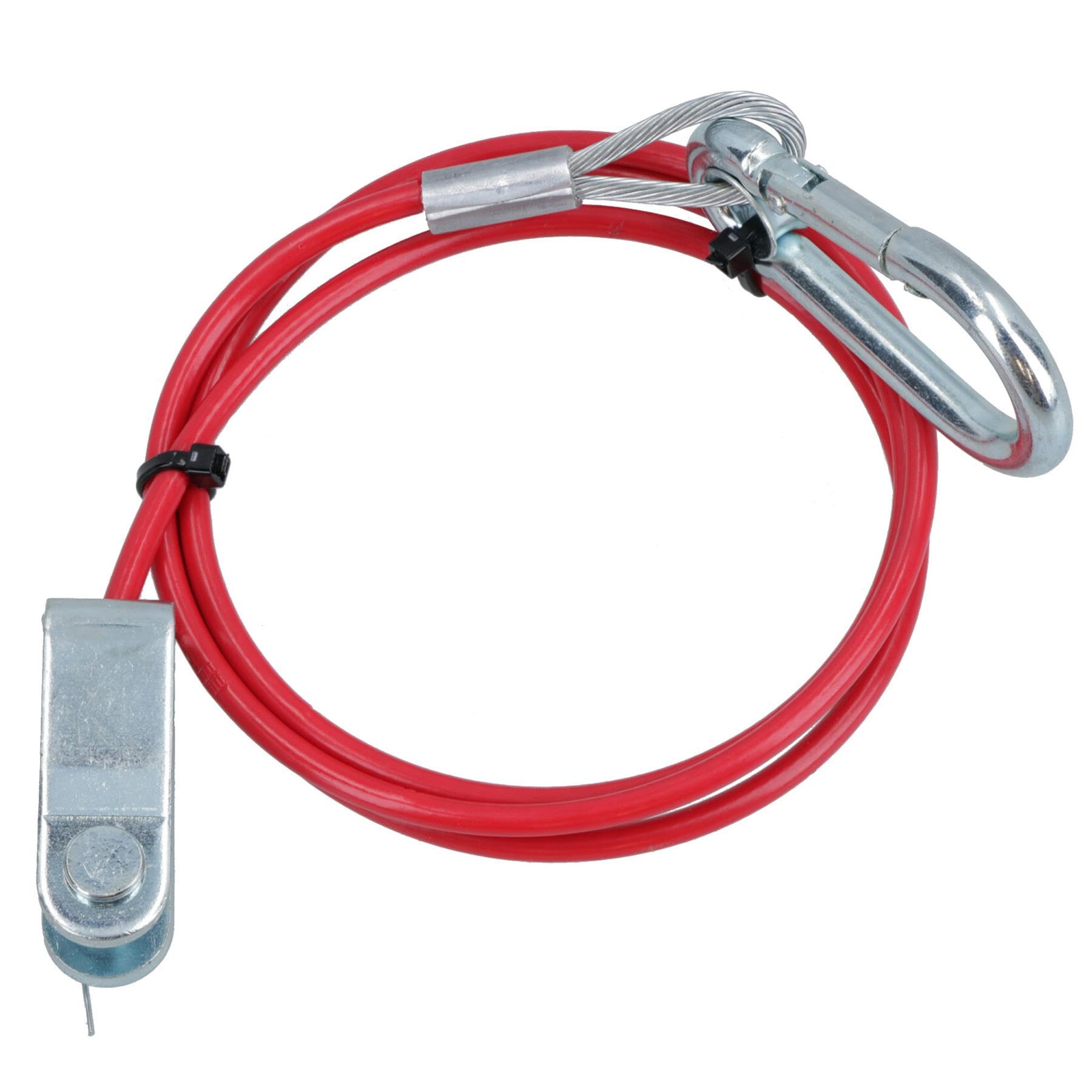 AB Tools 1m 3mm Braked Trailer Break Away Cable with Clevis End TR222