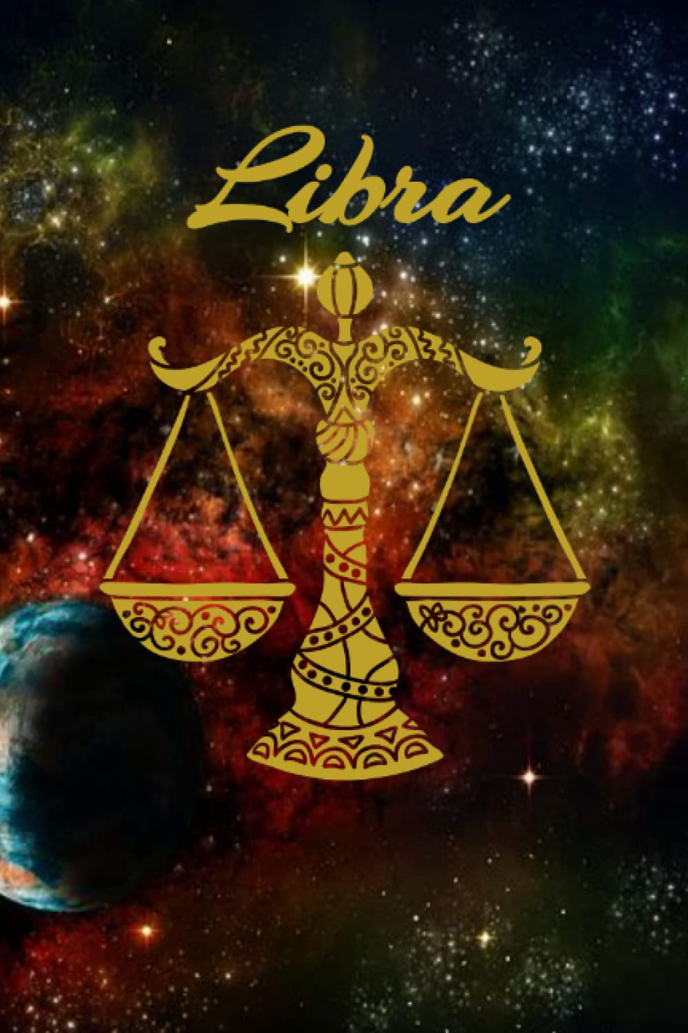 Libra Notebook: Zodiac Notebook, Journal, 100 College Ruled Lined Pages, 6x9 inches, Gift