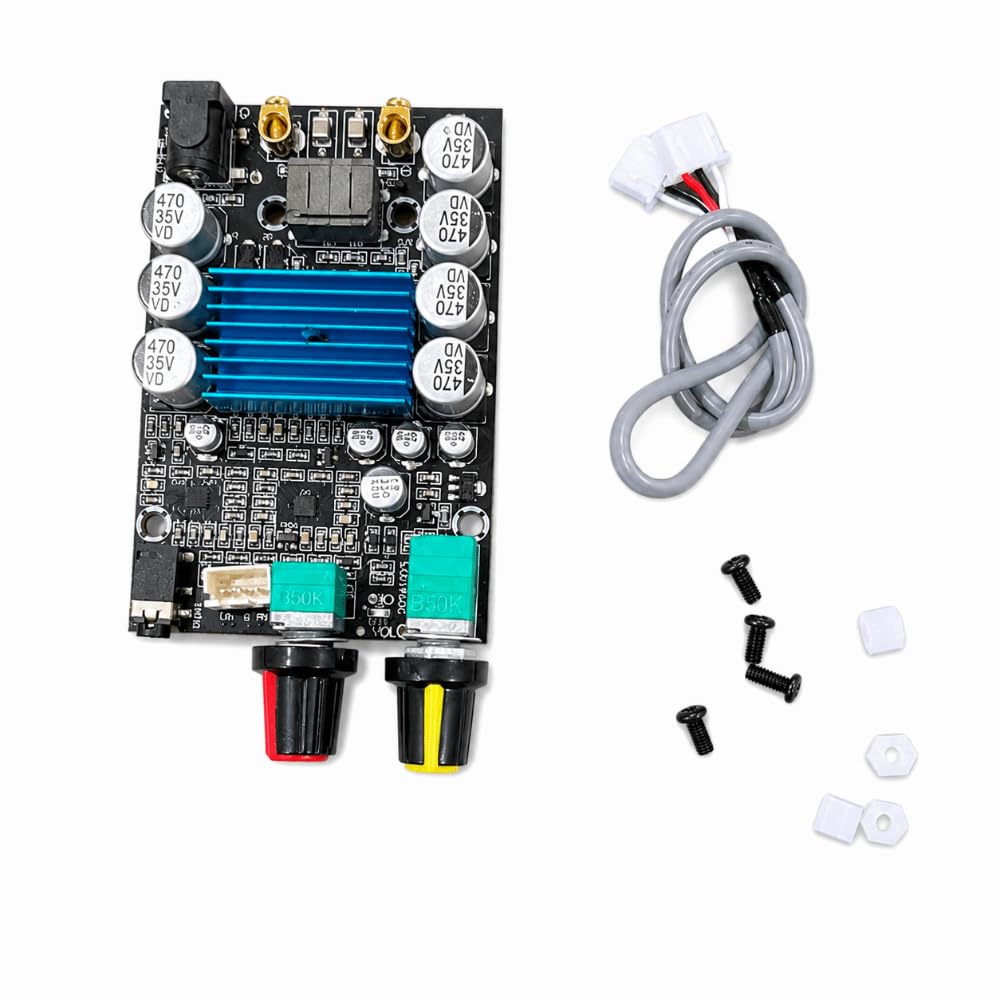 PCB Subwoofer Amplifier Board Black 12‑24V 100W High Power Digital Amplifier Module for DIY Speaker Home Audio System