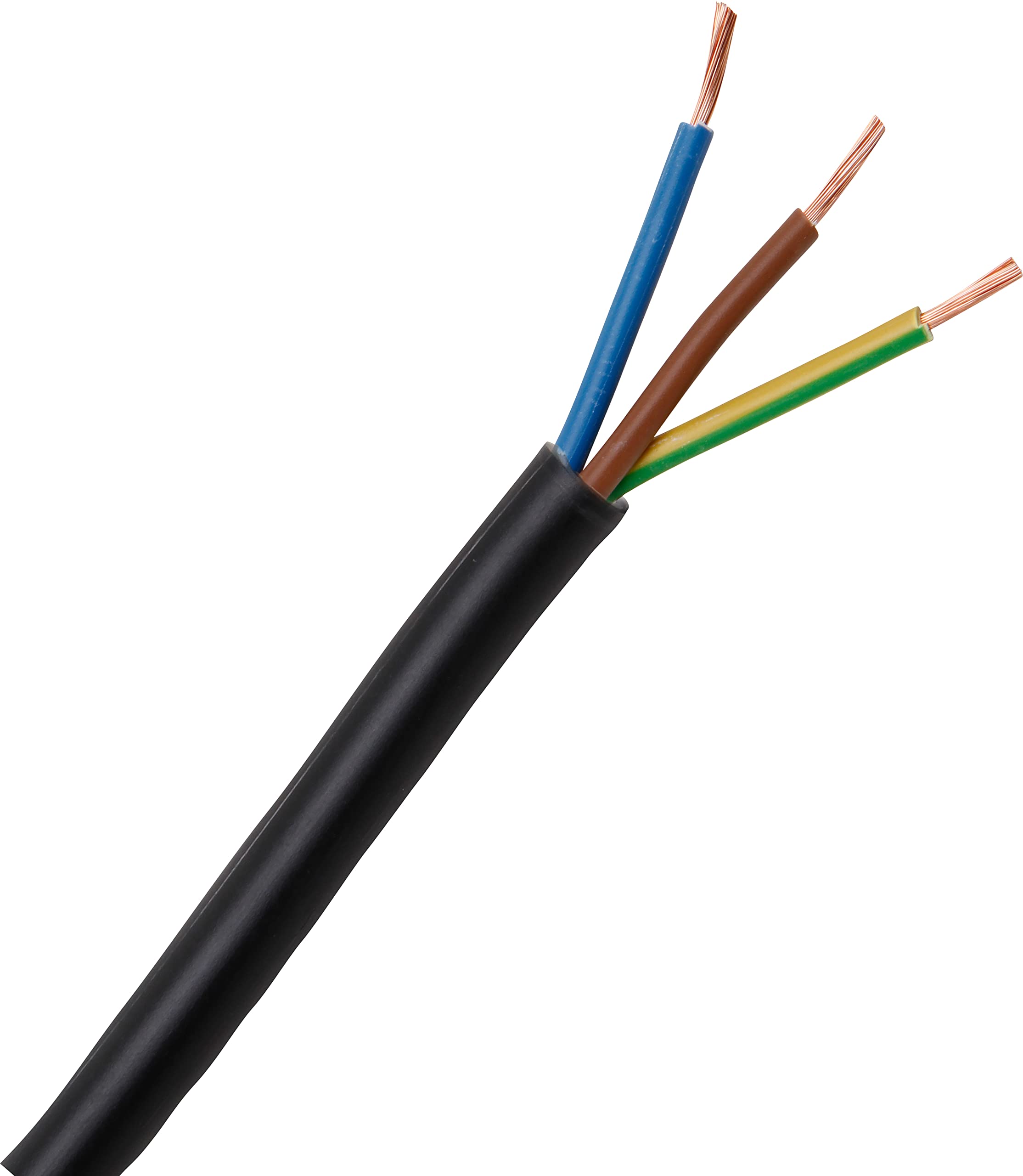 Kopp Power cord H03 VV-F, 3 x 0.75 mm²., 152310848