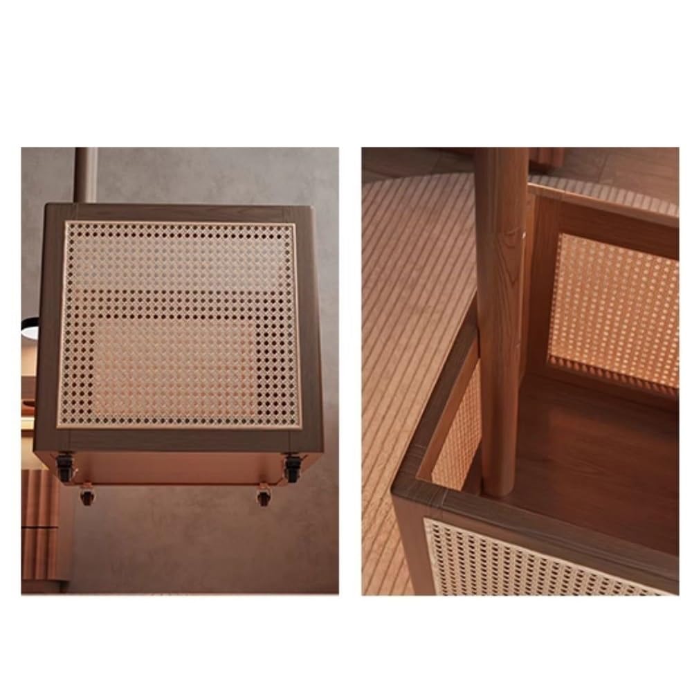 Appendiabiti in legno massello con cervo, ingresso mobile per camera da letto e soggiorno, design elegante in noce, versatile appendiabiti e cesto portaoggetti