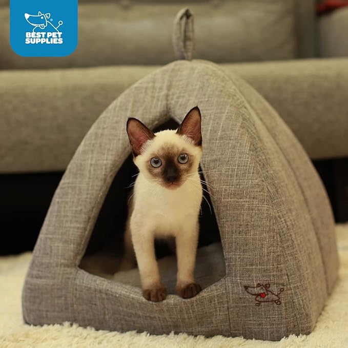 Cama Tienda para Perro y Gato Pequeño 40cm Lavable miniatura 5