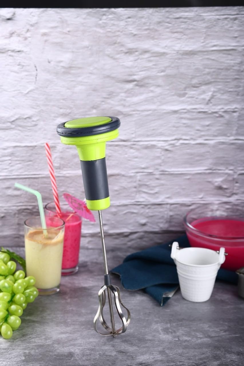 HIRAPARA Wonder Dori Manual Hand Blender, Non-Electric, Plastic Body with Stainless Steel Whisk-picture-24