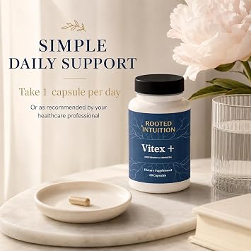 Vitex + | Menstrual Cycle & Hormone Balance Support | Chaste Berry Licorice Peony Blend | Non-GMO Gluten Free | 60 Capsules