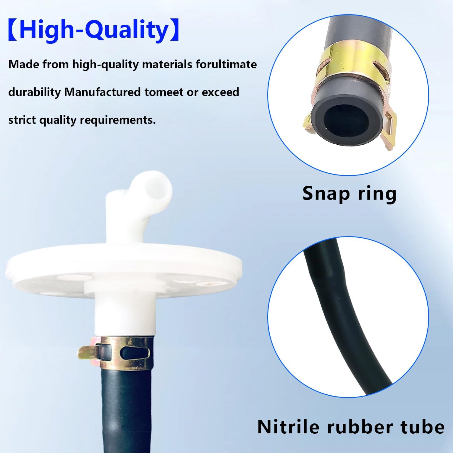 Fuel Tank Pickup Tube with O-Ring Compatible with Yamaha Golf Cart G16, G22 Rhino ATV's 450 2007-2009 Fuel Tanks, Flexible Tube Assembly