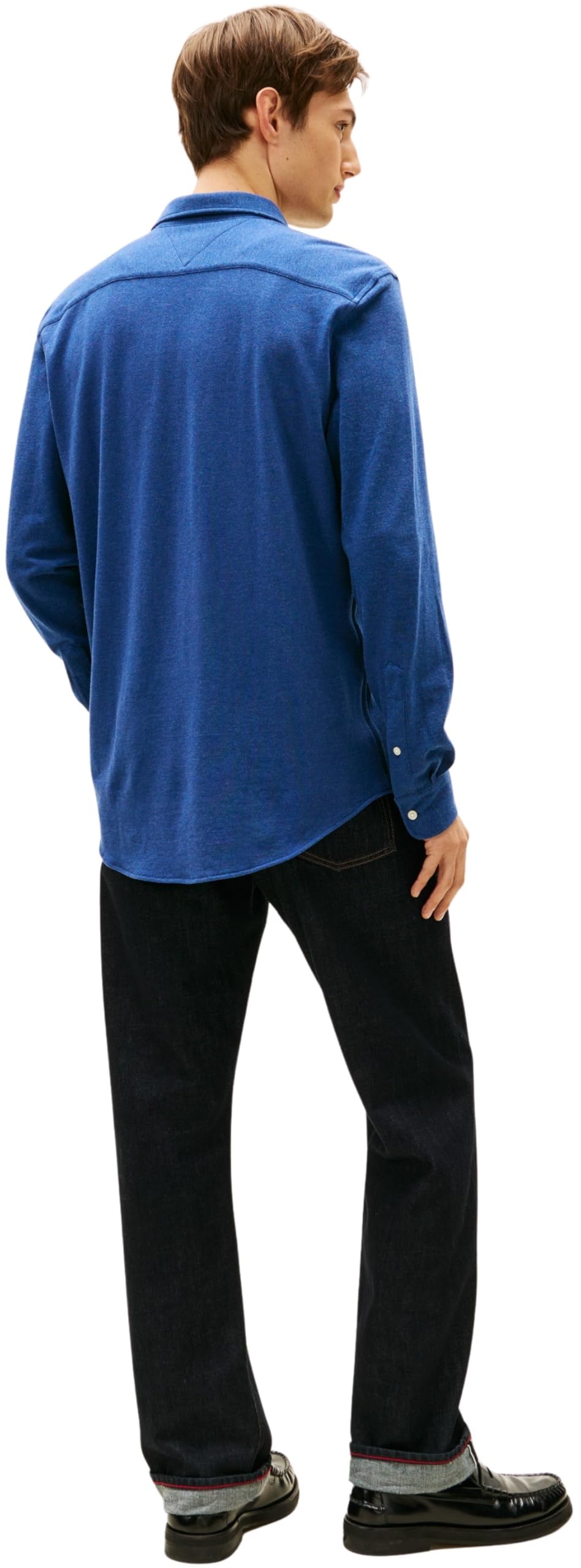 Tommy Hilfiger Knit Pique Featherweight Shirt Mw0mw41690 Chemise L/S Homme (Lot de 1)