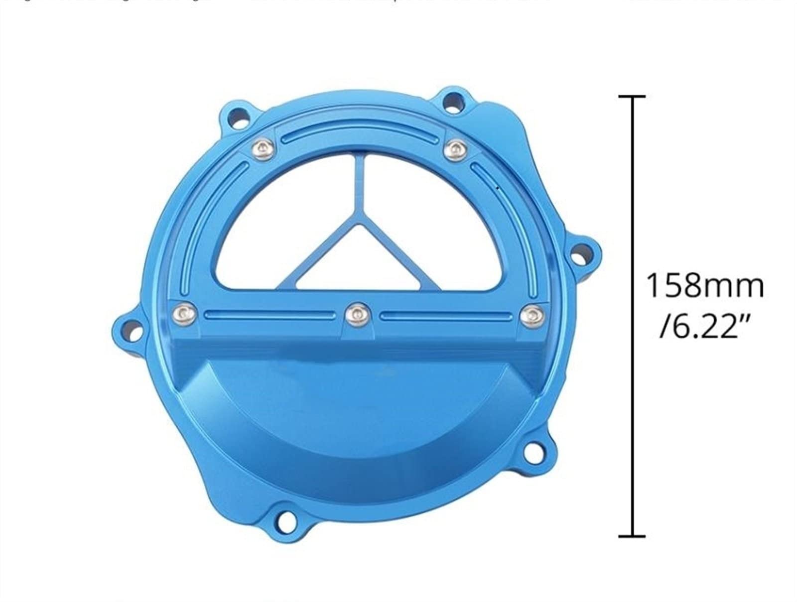 Protezione per moto Per Yamaha YZ65 2018 2019 2020 2021 2022 Moto Frizione Della Copertura Cassa Di Alluminio Billet Motore Coperchio(Blue)