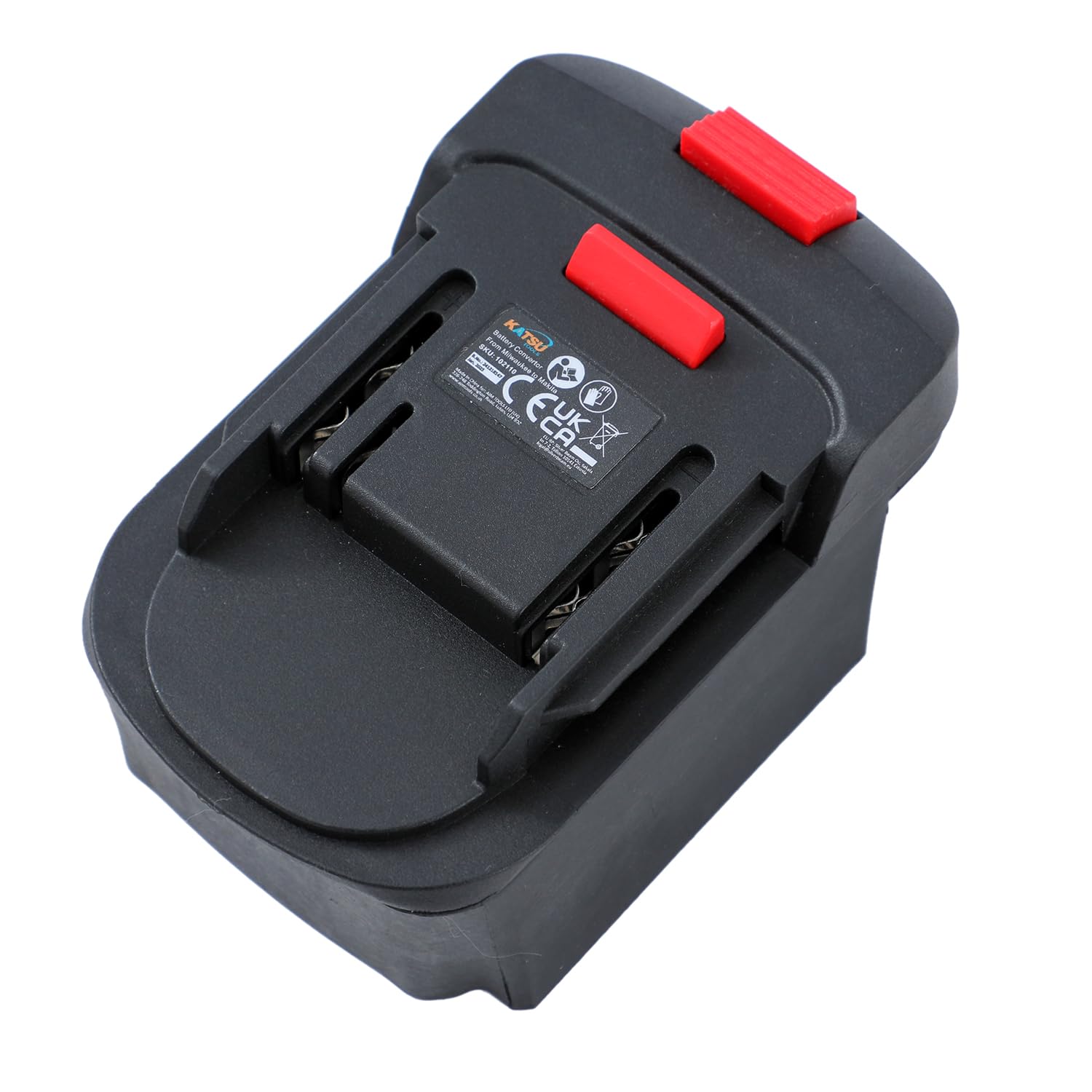 KATSU Tools Battery Adapter Converter Compatible with Milwäukee 18V Lithium-ion Battery Fits Famous MAKI.. Brand 18V Cordless Power Tools 102110