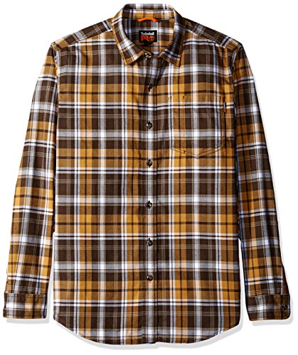 Timberland Proメンズr-valueフランネルワークシャツ US サイズ: XL カラー: ブラウン