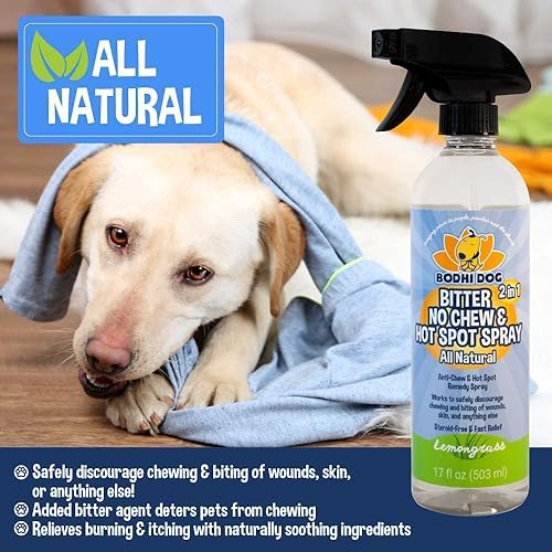 Vista 52 de Bodhi Dog Espray de manzana amarga ayuda natural para el entrenamiento de perros y cachorros, disuade a los perros de masticar y morder, hecho