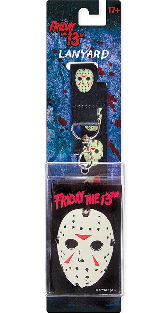 Ata-Boy Friday The 13th Jason Mask Reversible Lanyard with Breakaway Clip  and ID Holder : Office Products 