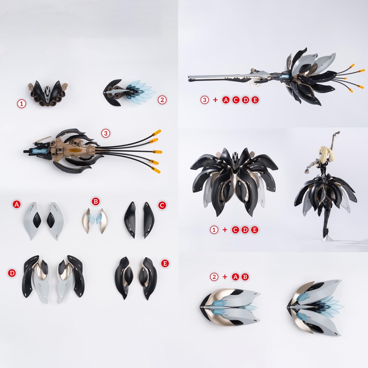 HiPlay Earnestcore Craft 1/10 Rasado Project RS-03 Stella Lily zestawy montażowe