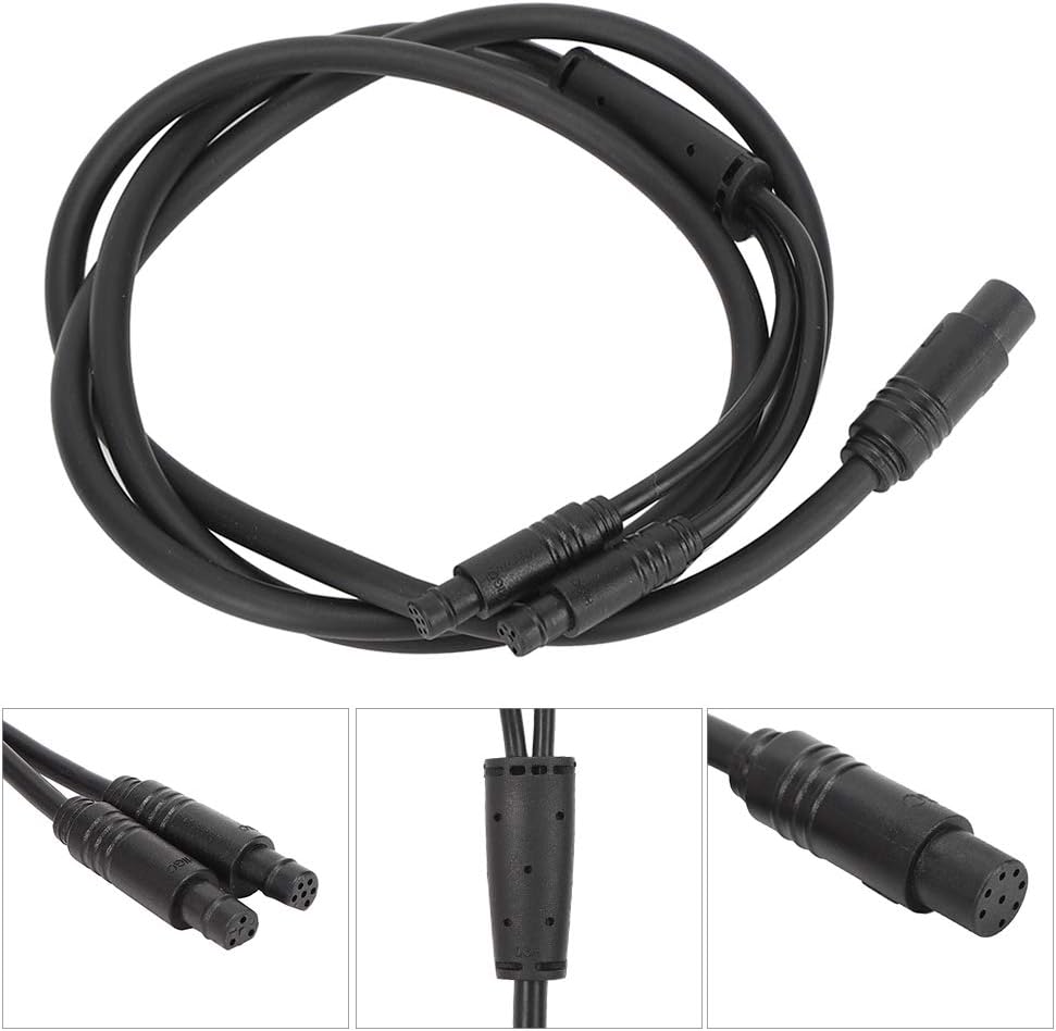 6 Pin Motor Extension Cable for Tongsheng Mid Motor TSDZ-2, One for Two Cable, Conversion Accessories for XH-18 Instrument