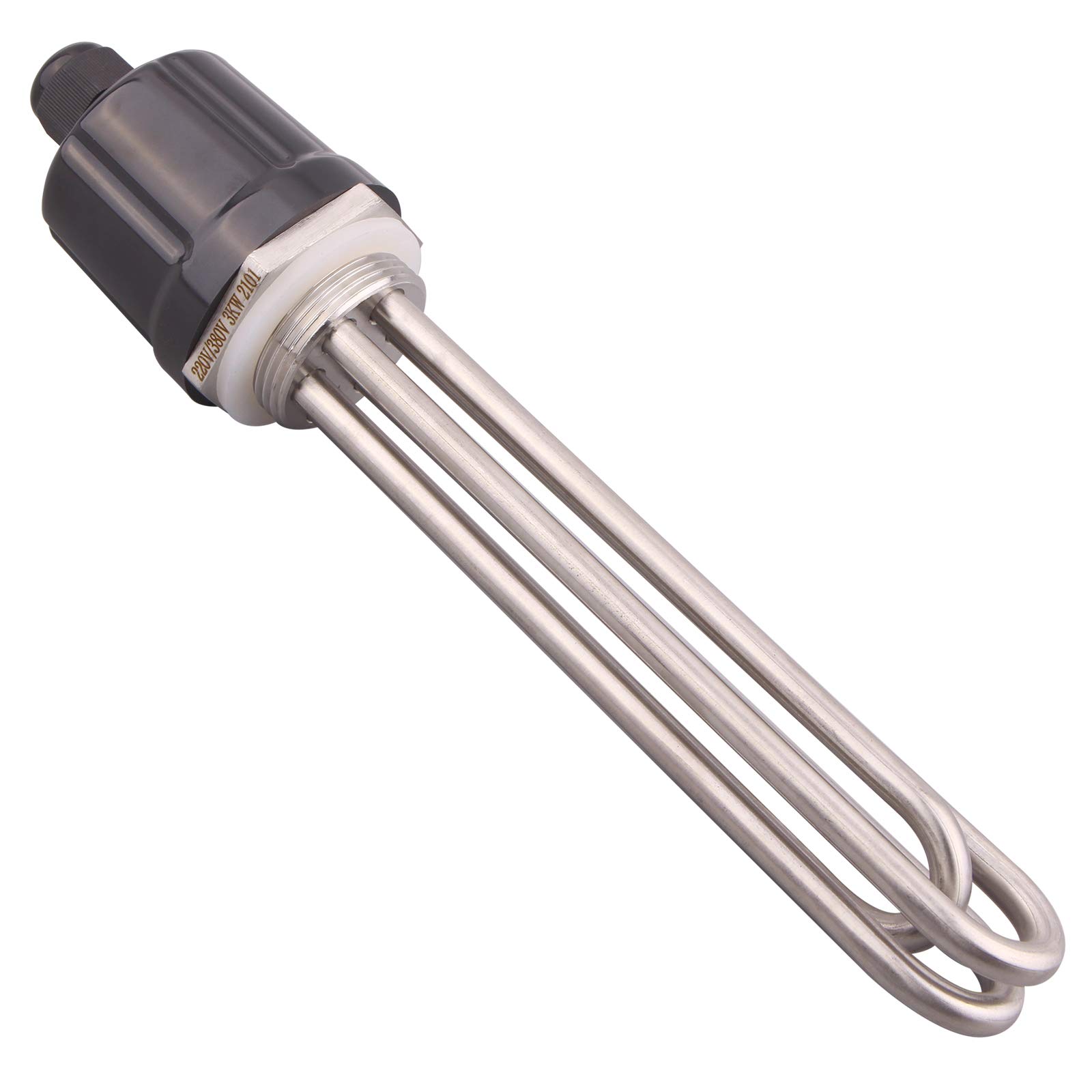 DERNORD 1.25 Inch Heating Element 3U Type Electrical Brewing Water Heater  BSP Thread Stainless Steel Flange (220V/380V 3000W) : Amazon.co.uk: Home u0026  Kitchen