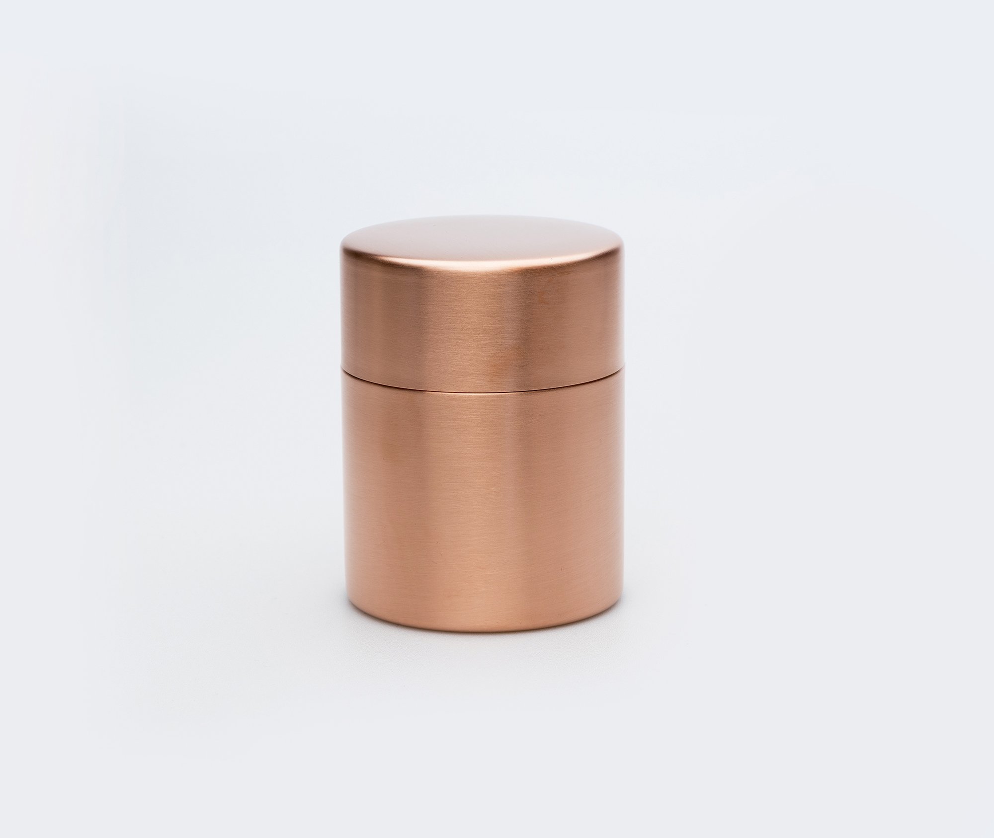 Azmaya Copper Caddy for Loose-Leaf Tea & Coffee Beans - Large