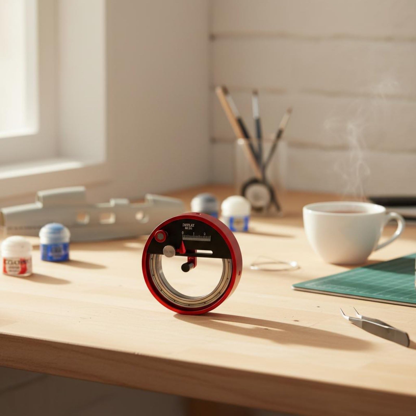 Circular Instrumento Ajustable para Cortar Círculos Herramienta de Precisión con Cinta Cúter para Ensamblajes Finos Adecuado para Proyectos de Aficionados y Trabajos Detallados.