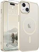 Vista 314 de SUPFINE - Funda magnética para iPhone 11, apta para MagSafe (protección contra caídas de grado militar, 10 pies), delgada, translúcida, a prueba