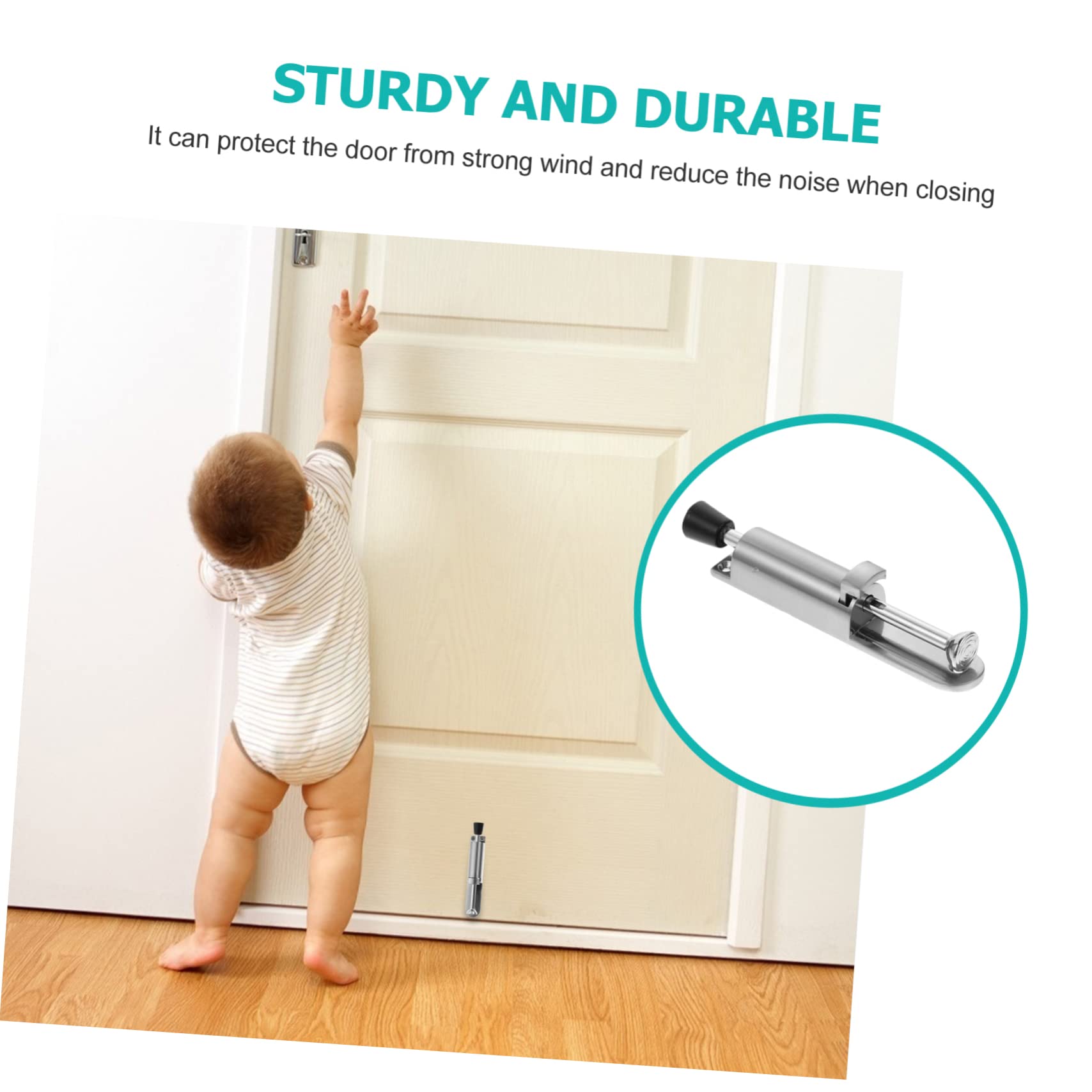 Amazon.co.jp: Ciieeo スプリングローデッド ドアストッパー