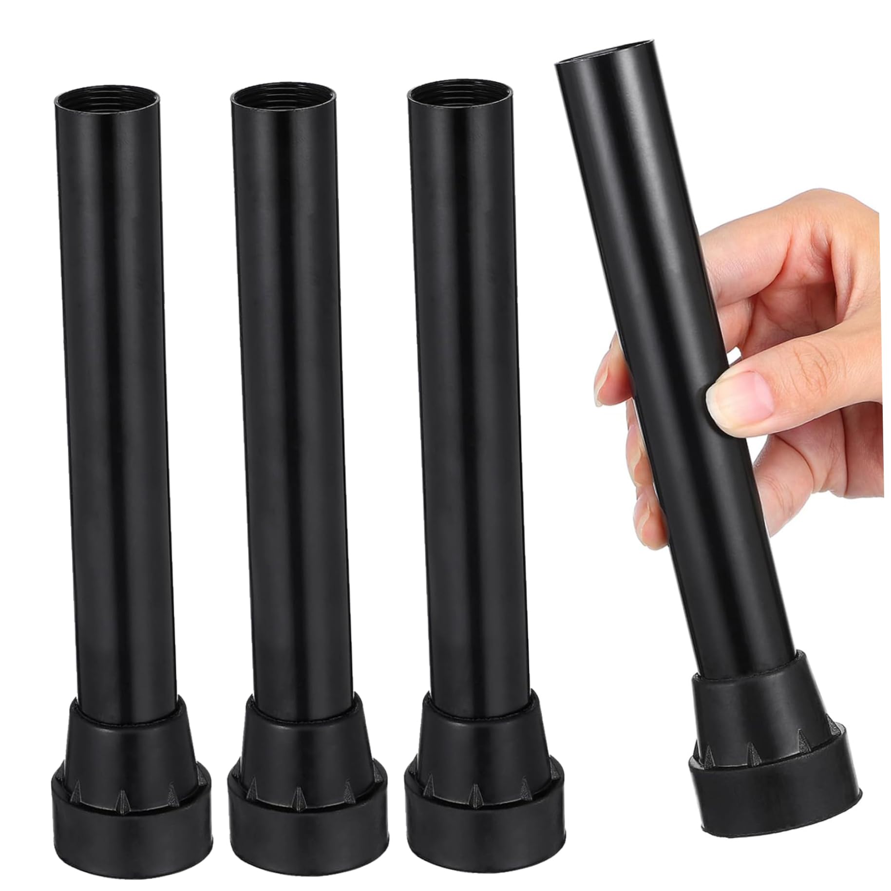 AZIDWERYQ 4pcs Universal Trampoline Replacement Legs with Covers Pad Stainless Steel Trampoline Leg Tube Mini Trampolines Bounce Part 7in trampoline parts