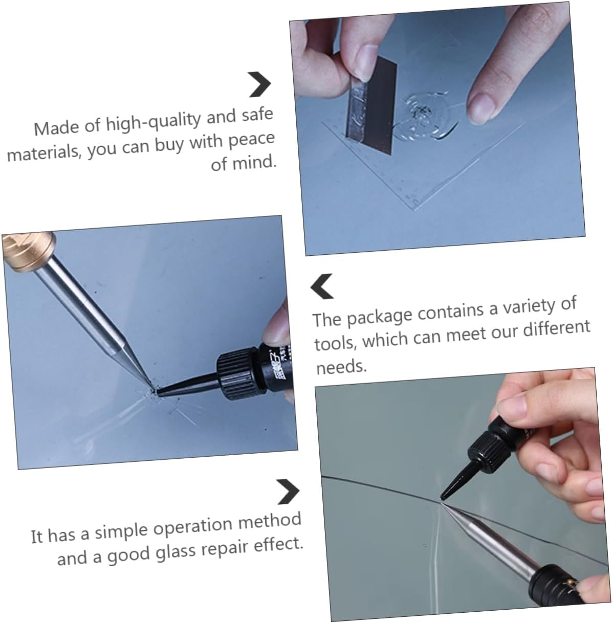 Professional Windshield Crack Repair Windscreen Repair Tool Kit for Quick Easy Maintenance