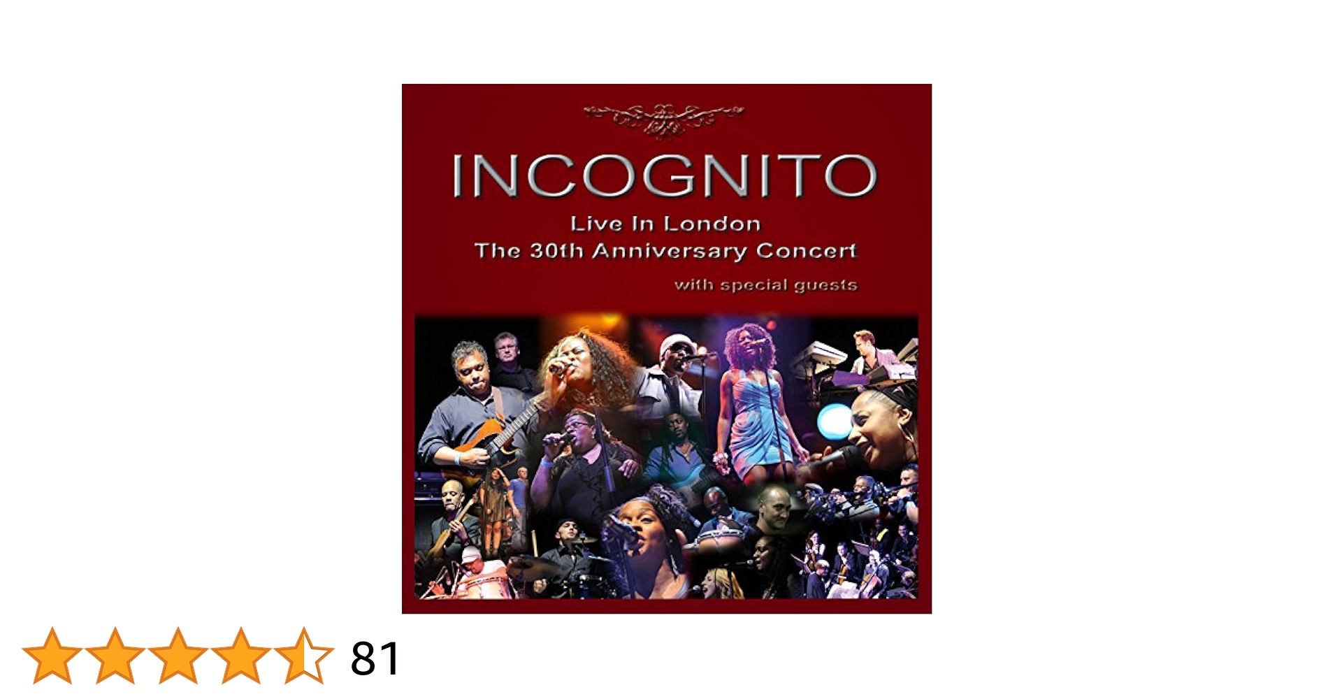 (CD)Live in London: The 30th Anniversary／Incognito Incognito - Incognito Live In London: The 30th Anniversary