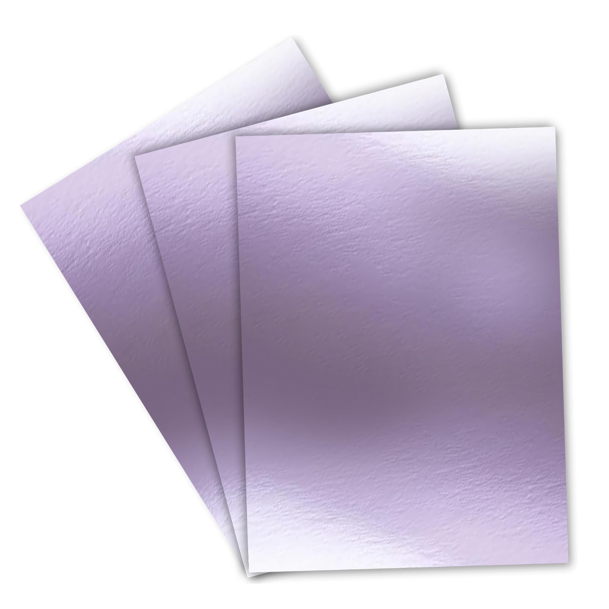 Papercutz A4 Lilac Purple Mirror Card High Gloss 250 GSM (10 Sheets) for Craft, Decorations, Card Making, Scrapbooking & Cake Topper, Durable, Coated Finish, Adhesive Friendly & Easy to Cut