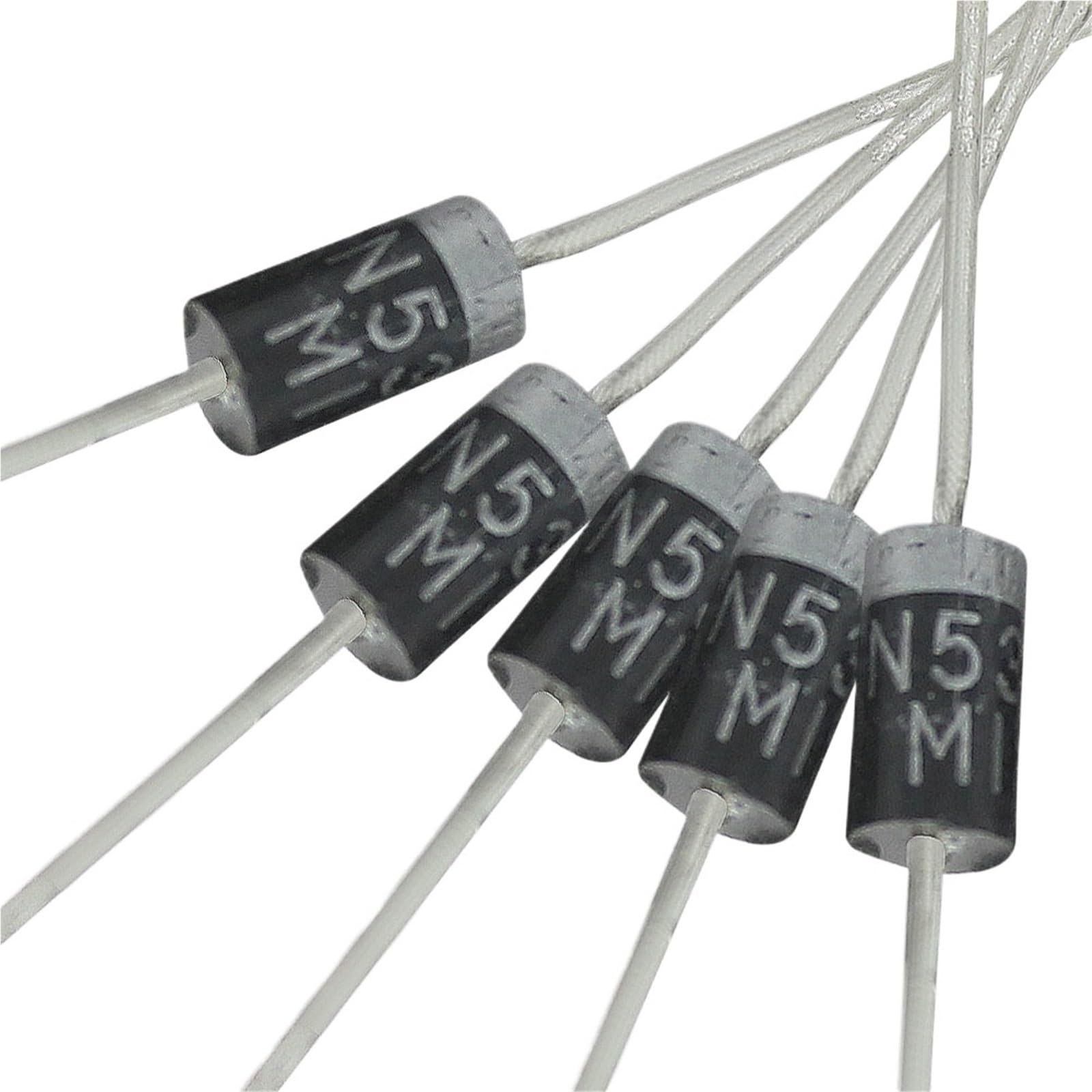 100/200 pz Diodo Schottky a Commutazione Rapida 1N4148 1N5817 1N5819 1N4007 1N5399 Kit Diodi Raddrizzatore DO-41 / DO-35 / DO-15(200pcs 1N5817)