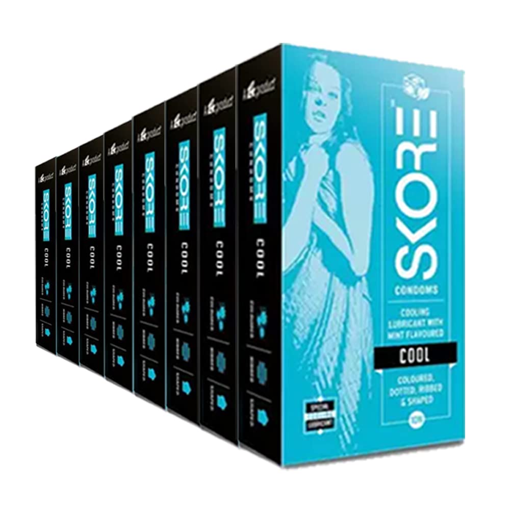 Skore Condoms - 10 Count (Pack of 8, Cool)-image-22