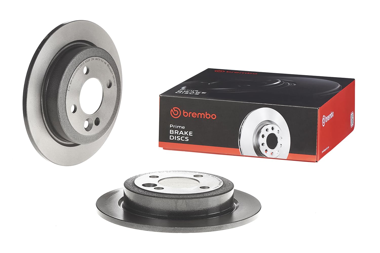 Brembo 08.9163.11 Rear Brake Disc - Set of 2