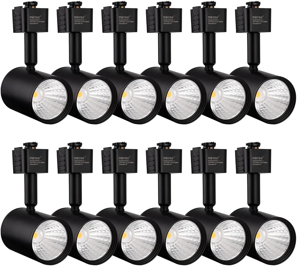 mirrea LED Track Lighting Heads Compatible with Single Circuit J Type ...