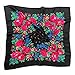 Produktbild BoyYang Damen Umschlagtücher Stola Nationaler Stil Vintage Blume drucken Muslim Kopftücher Hijabs für Abendkleid 1920s Retro Schal Hochzeit Party Braut Schal Gatsby Kostüm Accessoires(C-4,70 * 70CM