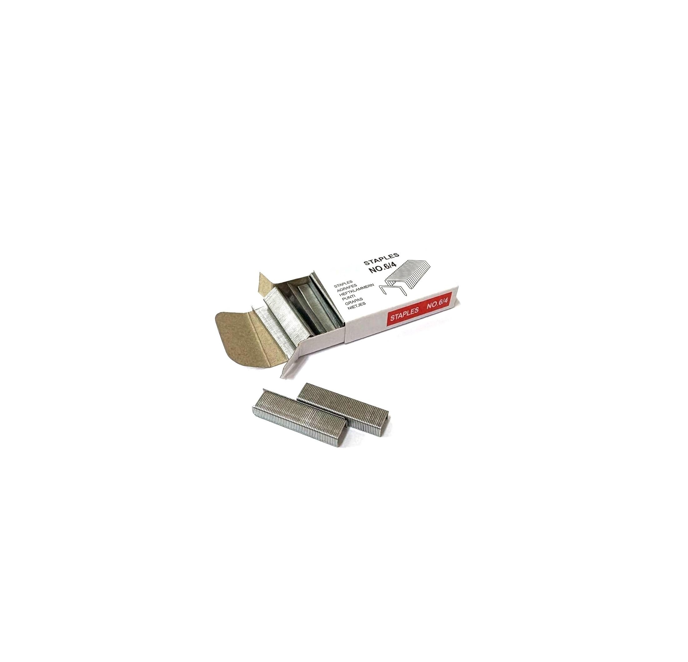Pacco da 3000 Spillette in Formato 6/4 in Acciaio Resistente per Spillatrici