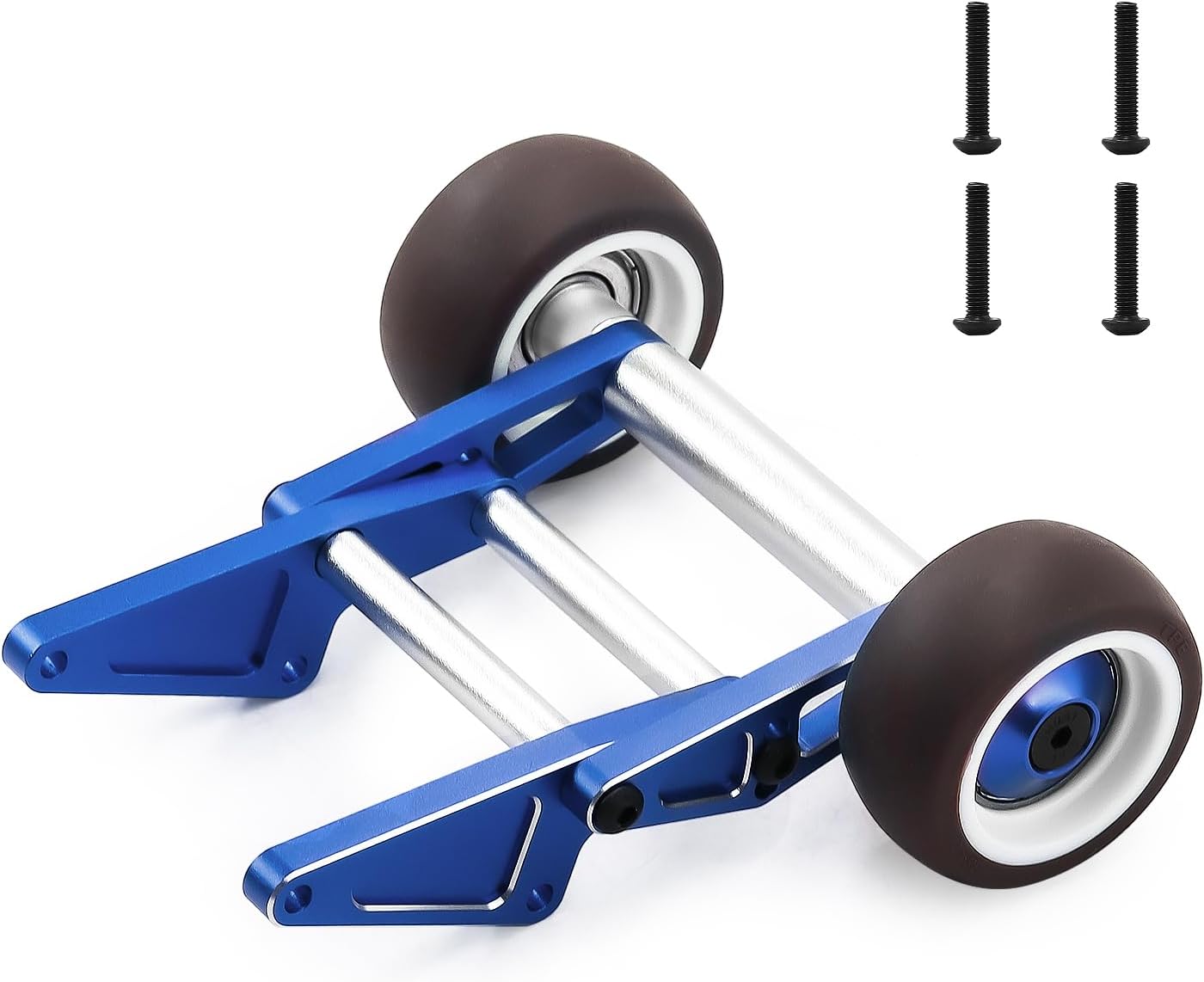 Angle Adjustable Wheelie Bar for Arrma Gorgon,Gorgon 223S,Pre-Assembled Anti-Wheelie Upgrade Part (Blue)