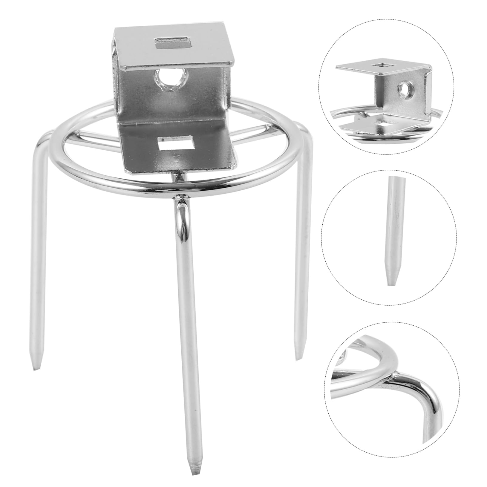 ibasenice 2 Series Tenedor De Inoxidable Para Asar Carne Y Barbacoa Herramientas De Resistente Para Aire 2 Piezas*2
