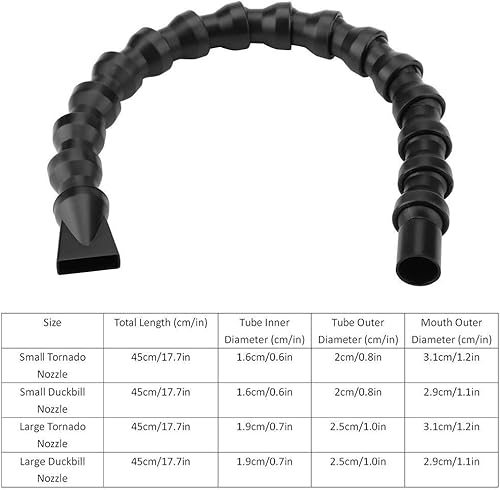 Miniatura 5 de TOPINCN - Boquilla de salida de agua larga para acuario, flexible de 360  Rotable, boquilla de salida de agua, extremo de la bomba de salida,