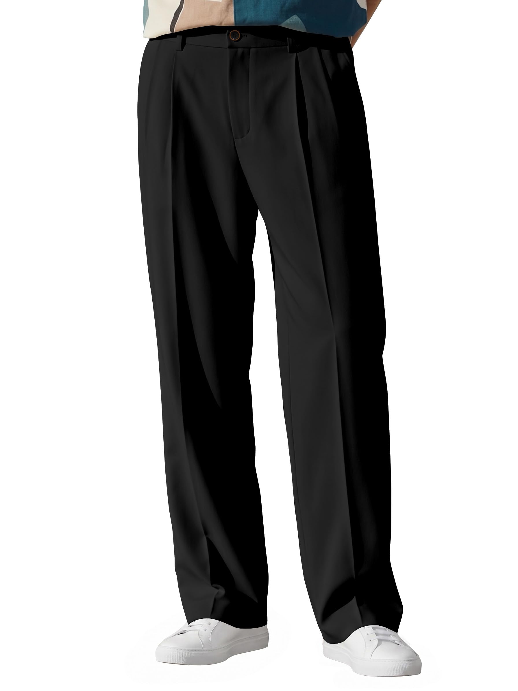 ftx Men's Korean Style Casual Trouser | Premium Lycra Stretch Fabric | Smart Regular Fit | 2 Side Pockets | Comfortable Stretchable Everyday Wear Pants-picture-30