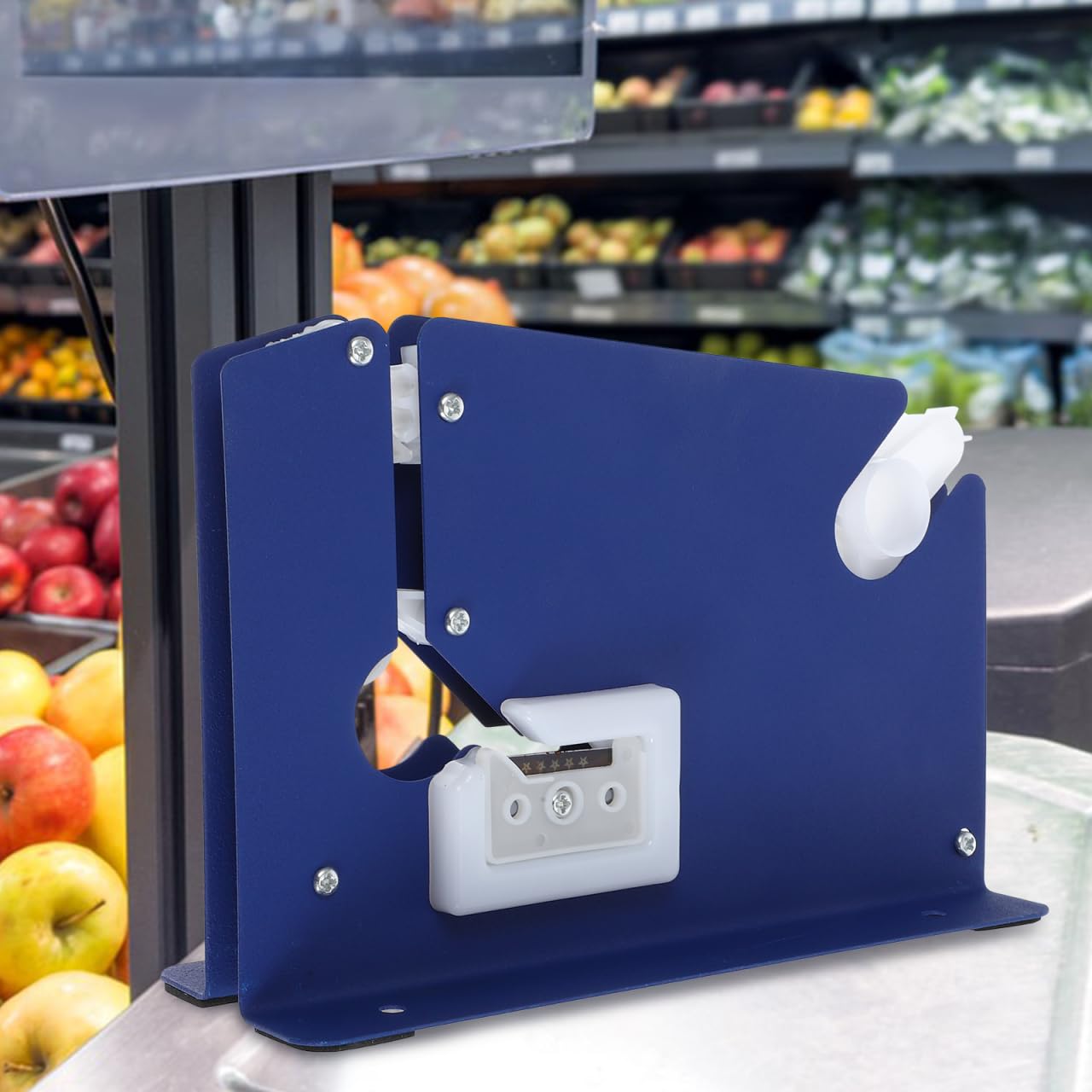 Operitacx Máquina Selladora De Bolsas Manual Con Cuchilla Incorporada Y Base Antideslizante Para Sellar Bolsas De Comida Snacks Frutas Verduras Y Pan En Hogares Y Supermercados