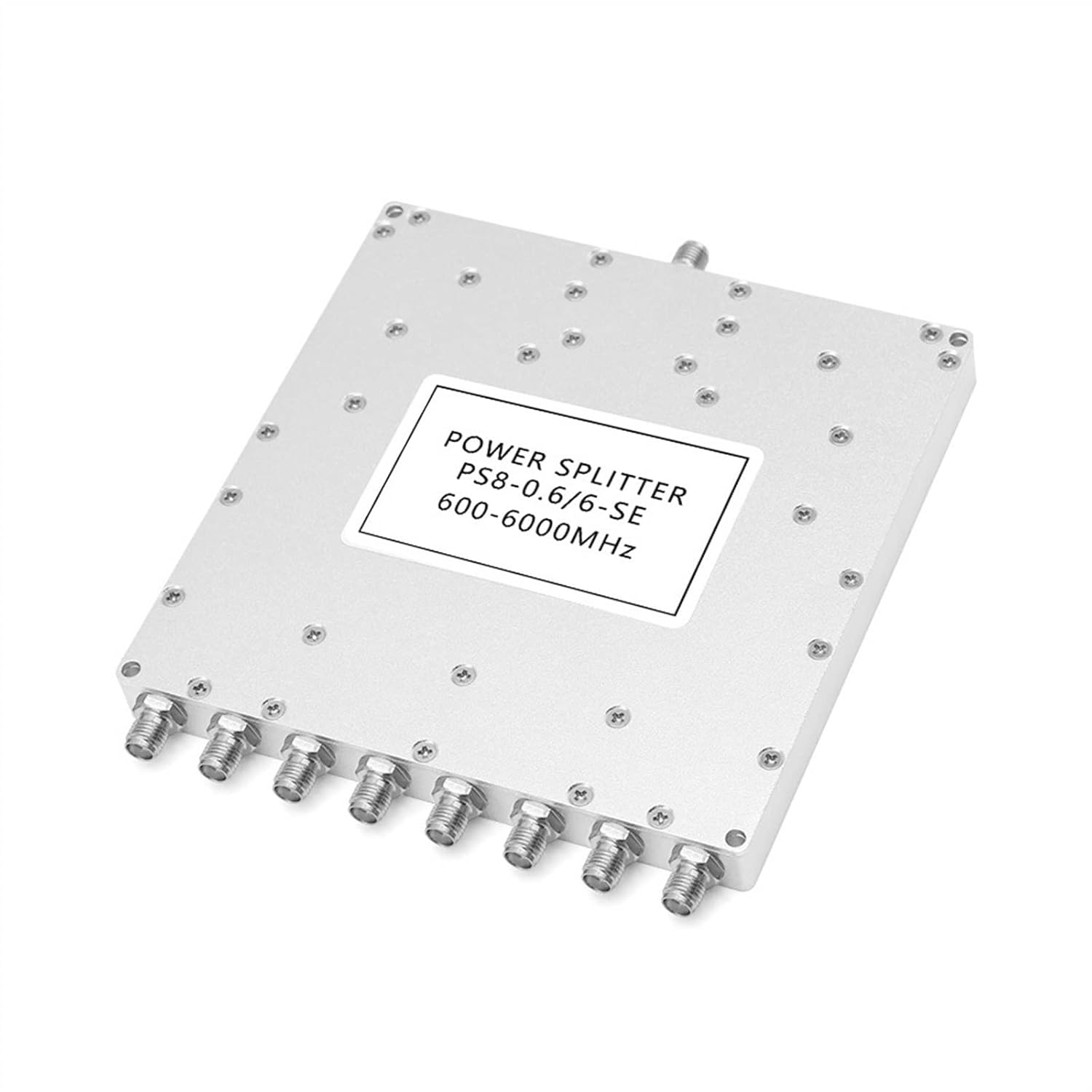 6000M One-Point Eight-Channel Microstrip Power Divider 0.6-6GHz SMA Power Divider Test 1Pcs