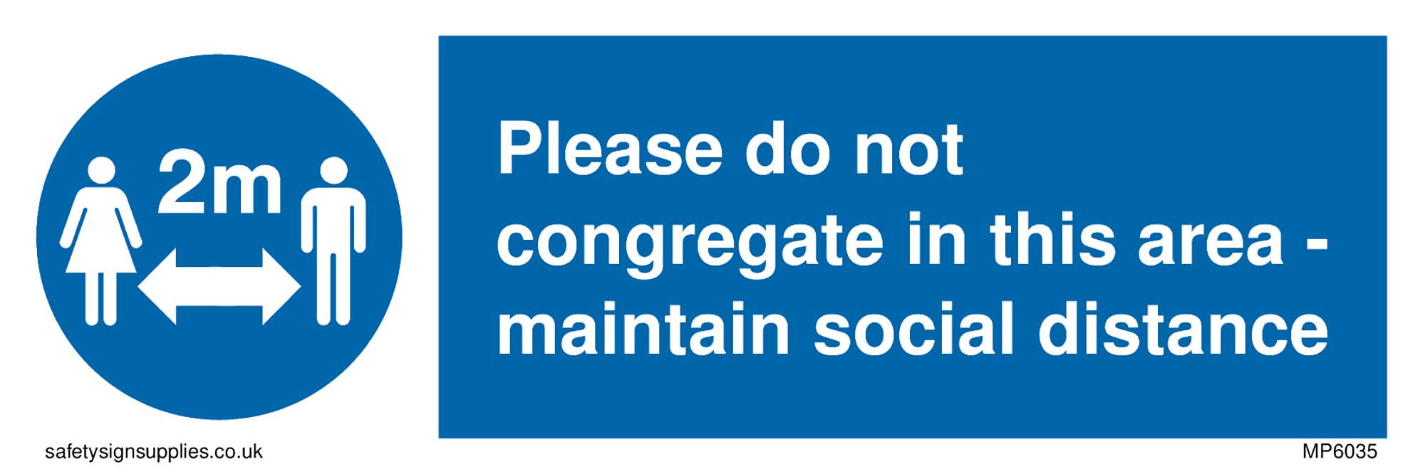 Please do not congregate in this areamaintain social distance with social distancing symbol Sign ...