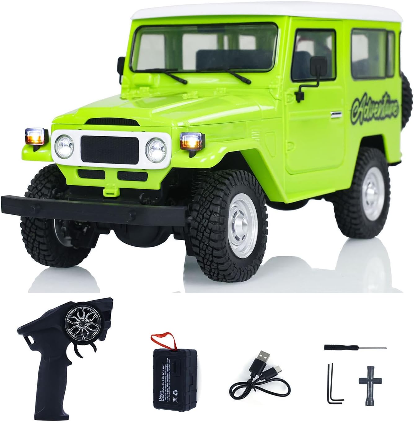 TOUCAN RC HOBBY 1/16 HG 4x4 RC Off-Road Vehicles FJ40 Electric Crawler Car