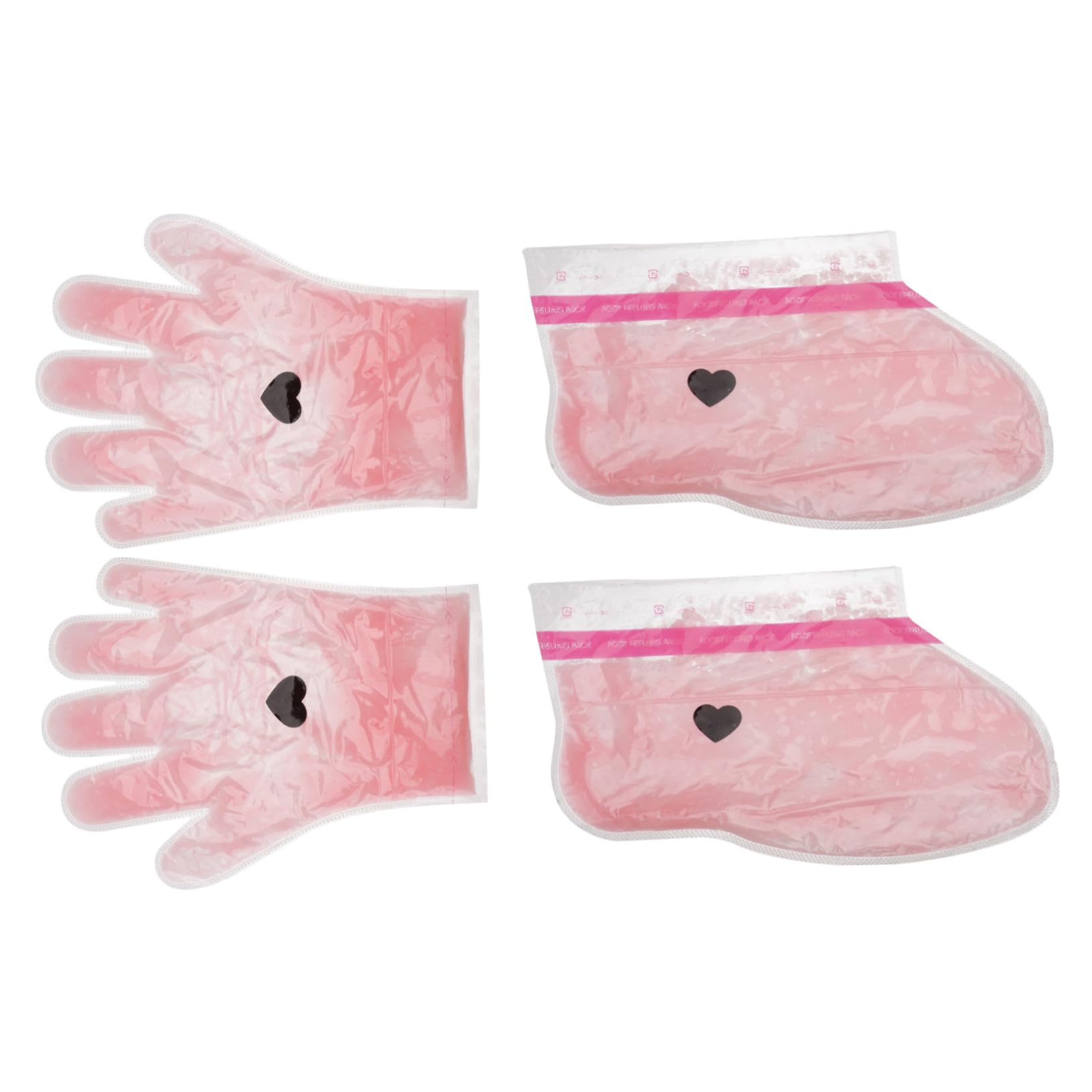 WOONEKY Kit de Cera para Pies Y Manos con Parafina Rosa Funda de con Guantes de Spa para Tratamiento en El Hogar