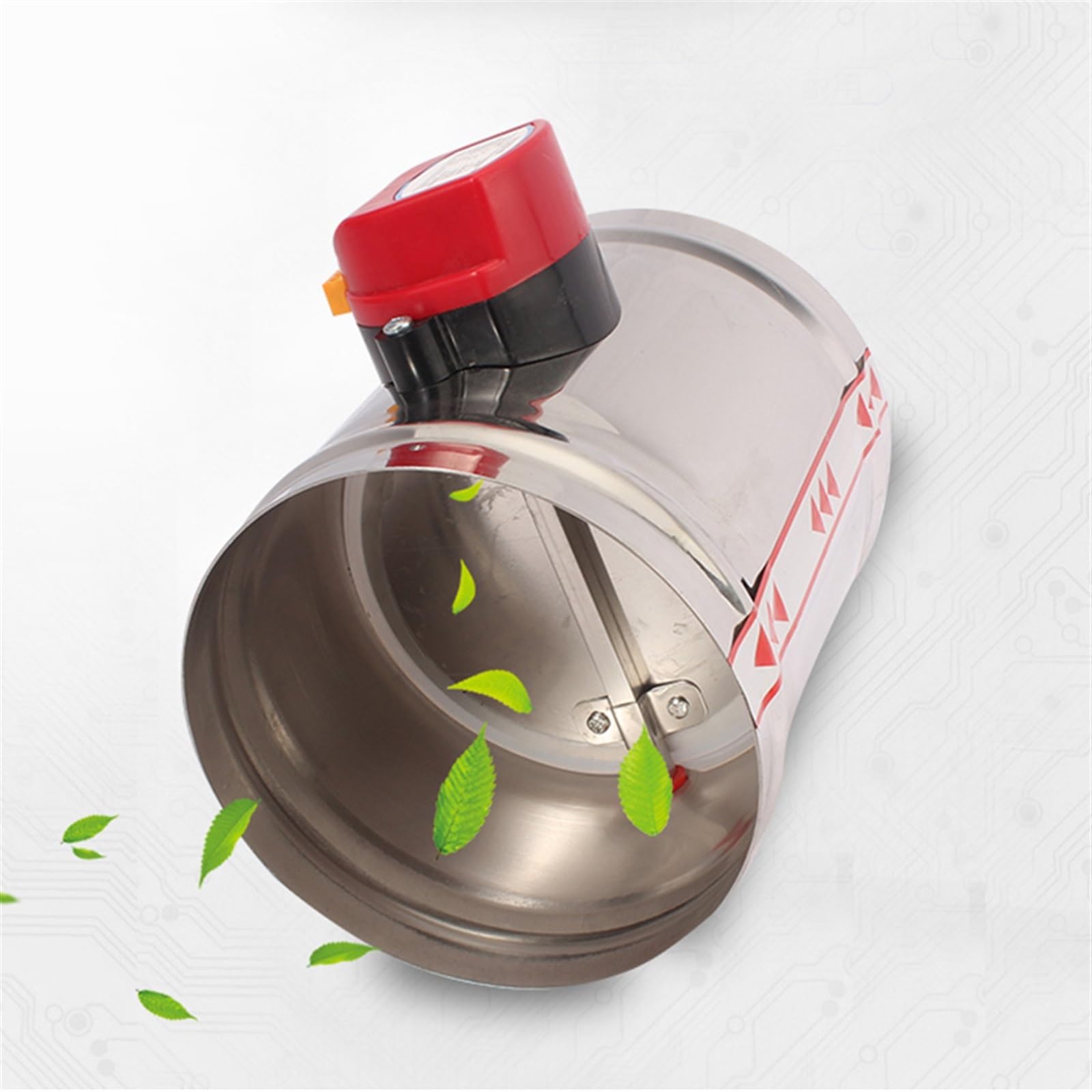 Válvula de aire eléctrica de acero 200mm 24VDC con motor para conducto de ventilación
