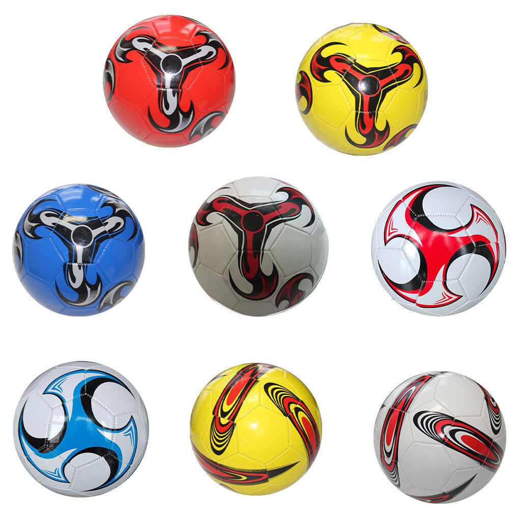 5 Set di Palloni da calcio realizzati in PVC ad ampia applicazione durevoli e inodori per il calcio Calcio sportivo a prova di esplosione della scuola media 1 Blu