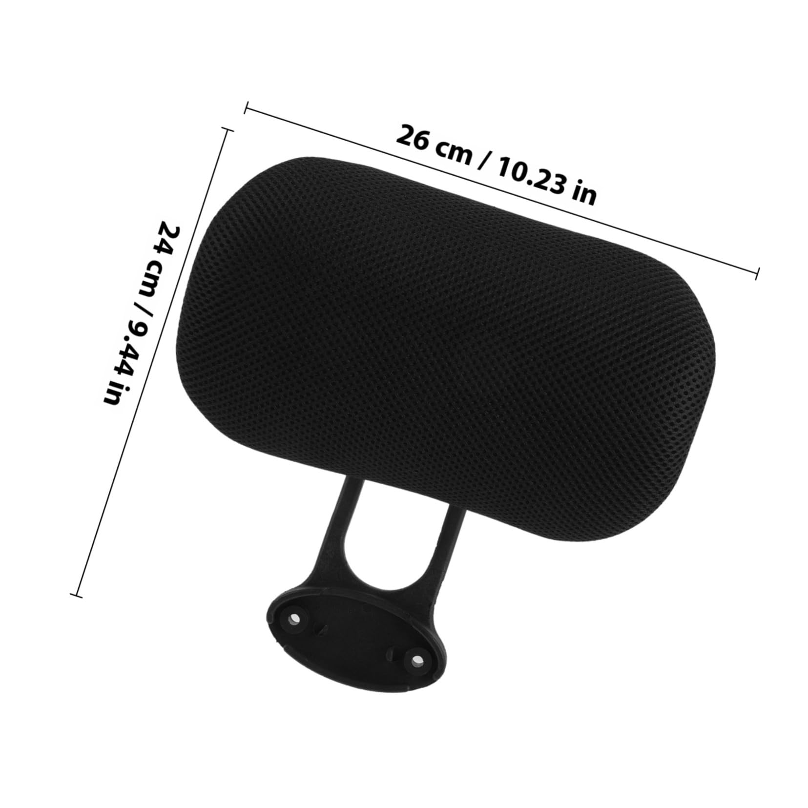 Poggiatesta Regolabile Cuscino Comfort Rimovibile Altezza Regolabile di 4cm in Plastico e Lega per Protezione Collo per Sedia da Ufficio Uso Computer