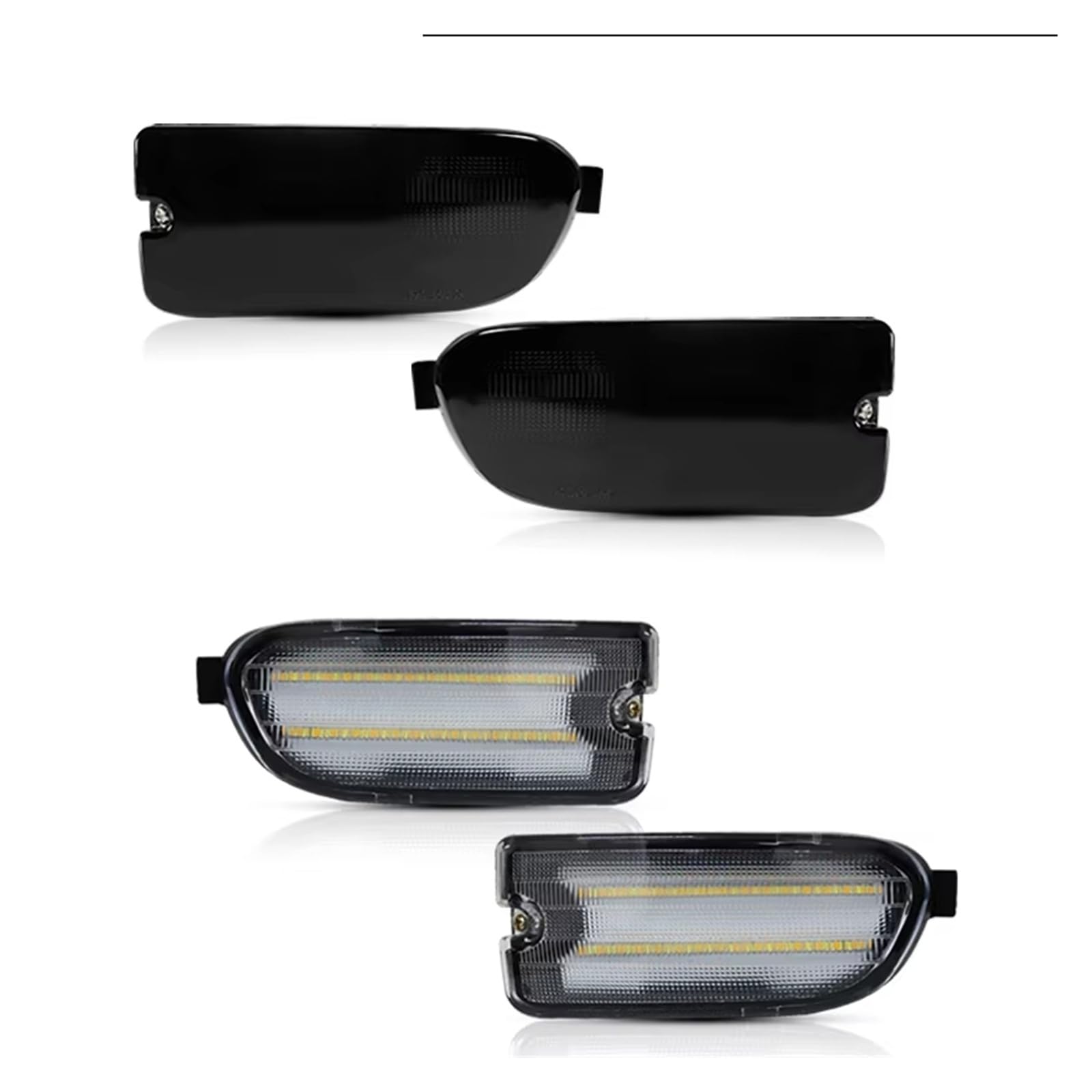 Indicatore Laterale Per Subaru Per Impreza 1999-2001 2 Pz Ambra LED Paraurti Anteriore Indicatori Direzione Con Bianco DRL Luce Guida 84441FA160 Indicatore Direzione Auto