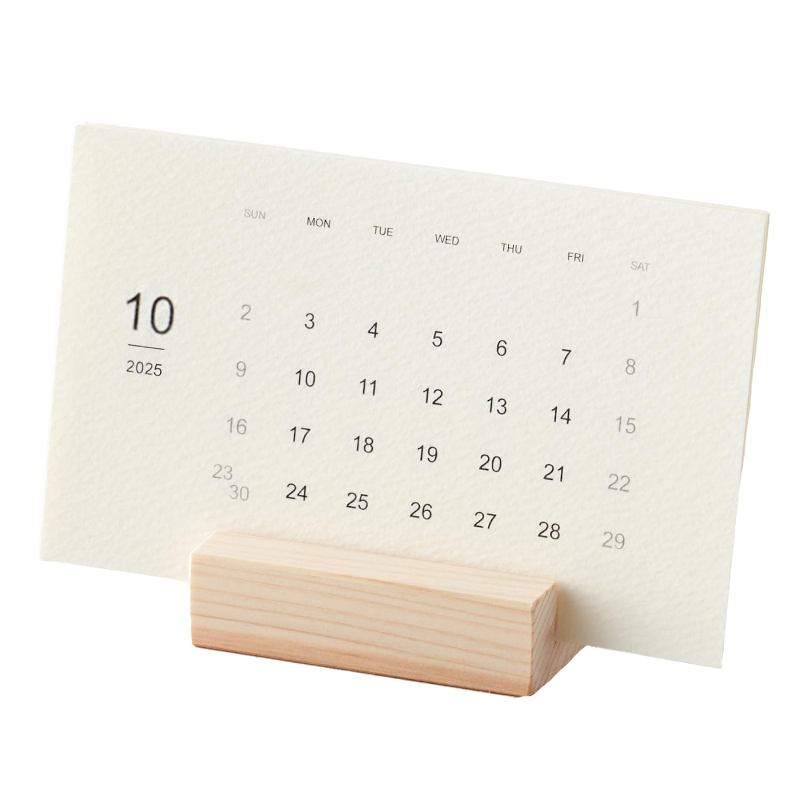 フランスベッドファニチャー　家具職人がつくる木製スタンド式カレンダー Amazon.co.jp: スタンダードサイズ 卓上 カレンダー 木の土台
