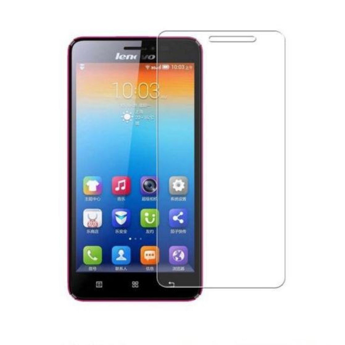 Dev Infocom Mobile Tempered Glass Screen Protector For Lenovo Vibe K5