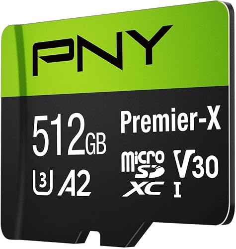 Miniatura 3 de PNY Tarjeta de memoria flash microSDXC Premier-X clase 10 U3 V30 de 512 GB, color negro y cámara de seguridad Wyze Cam v3 1080p HD para interiores y