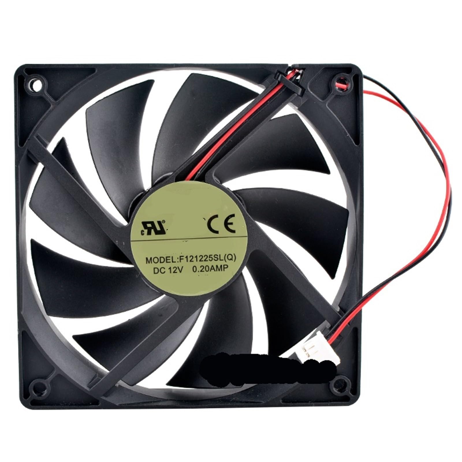 F121225SL 12 cm 120 mm Wentylator chłodzący 120 x 120 x 25 mm DC12V 0,20 A 2 linie 1200 TR/min tłumik do podwozia zasilania Gigabyte | Wentylator